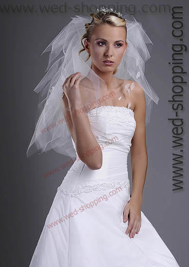 Voile de Mari�e - coq avec p�tales