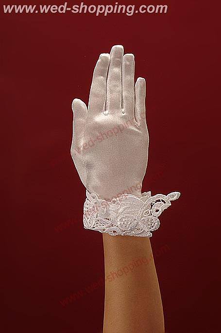 Gants avec d�coration en dentelle