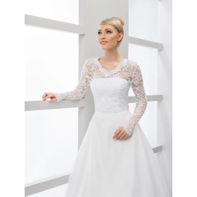 épaule dégagée boléro de mariage en dentelle épaule dégagée boléro de mariage en dentelle