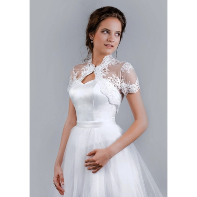 Bolero Mariage dentelle broderie Col Bolero Mariage dentelle broderie Col