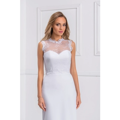 Top sans manches en dentelle de mariage Top sans manches en dentelle de mariage