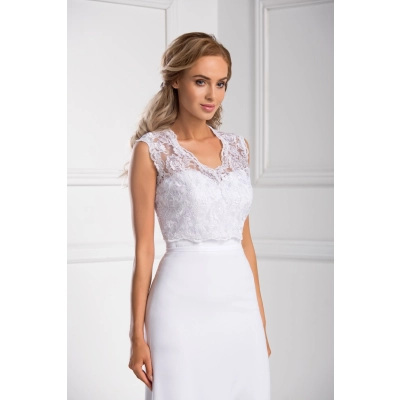 Bolero Mariage sans manches en dentelle Bolero Mariage sans manches en dentelle